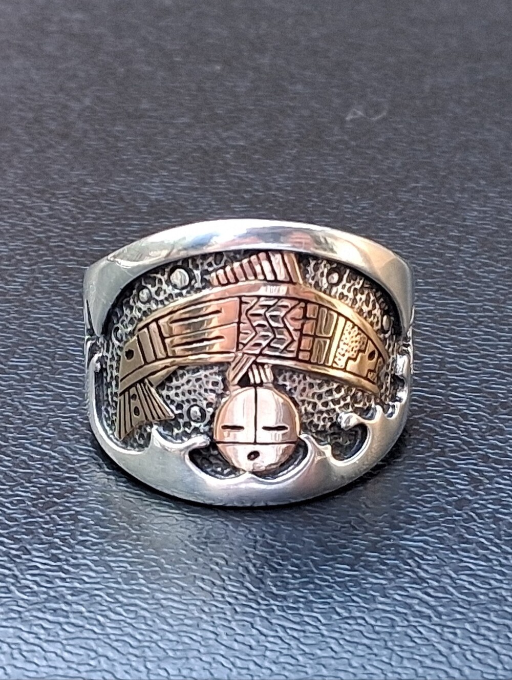 VTG "Fish Rain King" Ring x Roderick Tenorio | 14k Gold And Sterling Silver